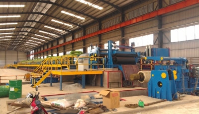 Phần mềm điều khiển cho dây chuyền tẩy gỉ. 